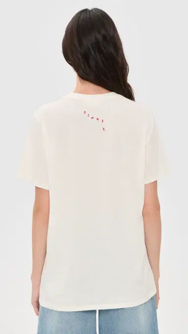 Clare V. oules Frites Original Tee Cream | Thumbnail 3 Clare V. oules Frites Original Tee Cream | Thumbnail 3