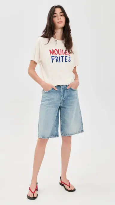 Clare V. oules Frites Original Tee Cream | Thumbnail 5 Clare V. oules Frites Original Tee Cream | Thumbnail 5