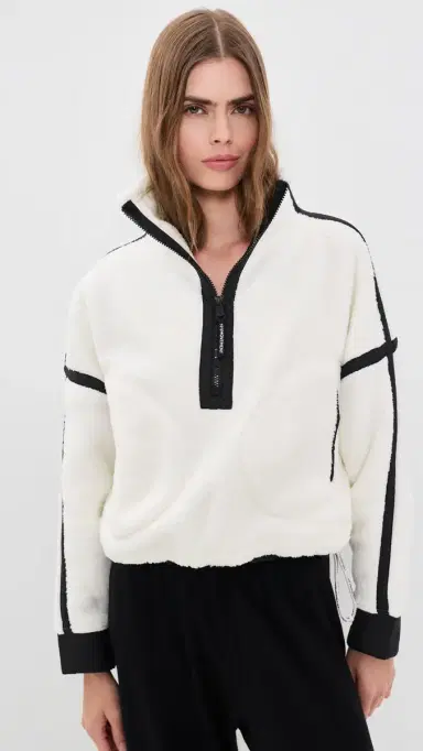 FP Movement ountain High Half-Zip Fleece White Combo | Thumbnail 2 FP Movement ountain High Half-Zip Fleece White Combo | Thumbnail 2