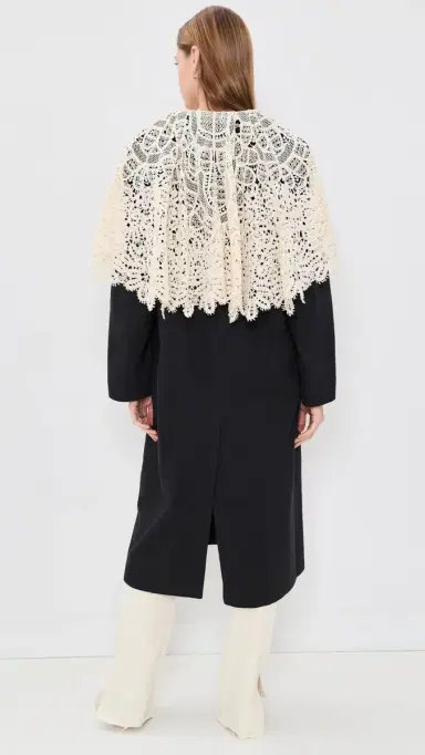 Sea Alina ace Oversized ong Coat Black | Thumbnail 3 Sea Alina ace Oversized ong Coat Black | Thumbnail 3