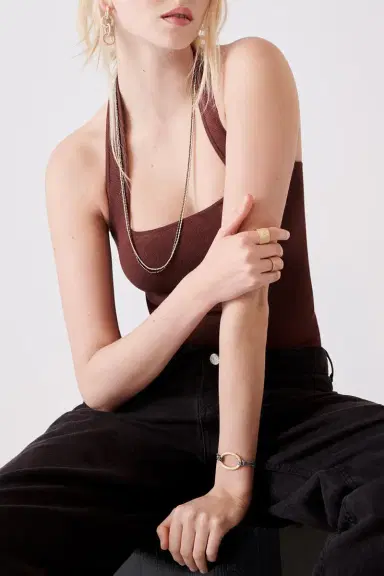 Carolina Bucci Discoball Necklace - Trigold | Thumbnail 2 Carolina Bucci Discoball Necklace - Trigold | Thumbnail 2