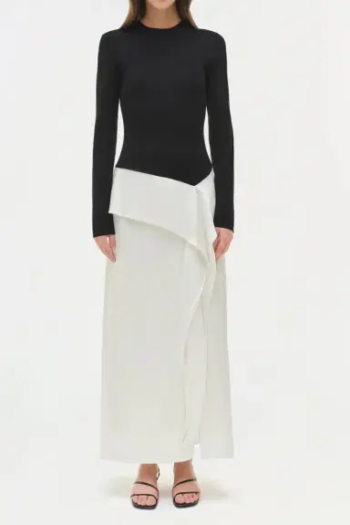 Simkhai Ornella Long Sleeve Midi Dress | Thumbnail 2 Simkhai Ornella Long Sleeve Midi Dress | Thumbnail 2
