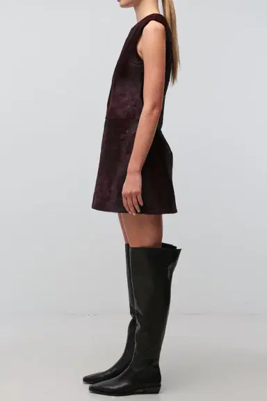 Simkhai Sonoma Sleeveless Mini Dress - Fig | Thumbnail 4 Simkhai Sonoma Sleeveless Mini Dress - Fig | Thumbnail 4