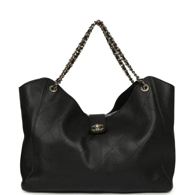 Chanel Maxi Shopping Bag Black Grained Calfskin Gold Hardware Chanel Maxi Shopping Bag Black Grained Calfskin Gold Hardware