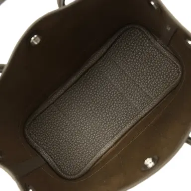 HERMÈS Hermes Garden Party Neo 23 Vert Olive Toile Officier Canvas and Vert Loden Negonda Palladium Hardware | Thumbnail 7 HERMÈS Hermes Garden Party Neo 23 Vert Olive Toile Officier Canvas and Vert Loden Negonda Palladium Hardware | Thumbnail 7