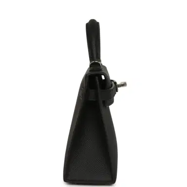 HERMÈS Hermes Kelly Sellier 20 Black Epsom Palladium Hardware | Thumbnail 3 HERMÈS Hermes Kelly Sellier 20 Black Epsom Palladium Hardware | Thumbnail 3