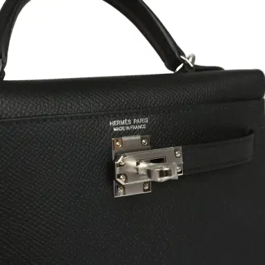HERMÈS Hermes Kelly Sellier 20 Black Epsom Palladium Hardware | Thumbnail 7 HERMÈS Hermes Kelly Sellier 20 Black Epsom Palladium Hardware | Thumbnail 7