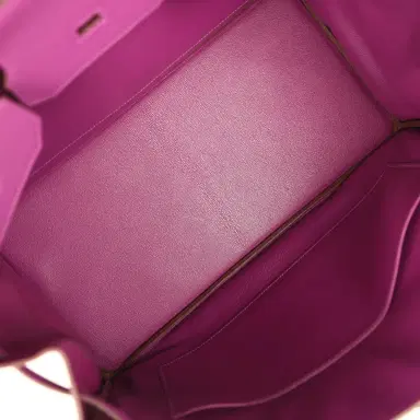 HERMÈS Pre-owned Hermes Birkin 40 Anemone Togo Gold Hardware | Thumbnail 8 HERMÈS Pre-owned Hermes Birkin 40 Anemone Togo Gold Hardware | Thumbnail 8