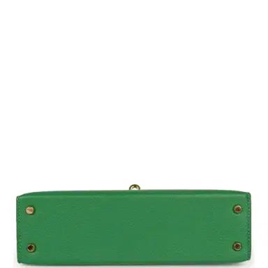 HERMÈS Pre-owned Hermes Kelly Sellier 20 Bambou Chevre Mysore Gold Hardware | Thumbnail 6 HERMÈS Pre-owned Hermes Kelly Sellier 20 Bambou Chevre Mysore Gold Hardware | Thumbnail 6