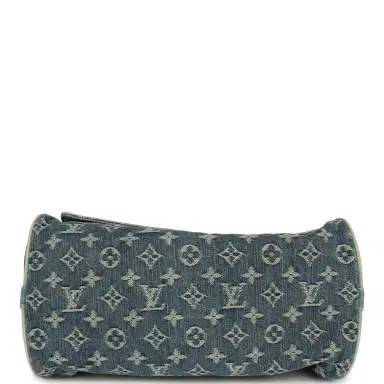 Louis Vuitton Vintage Louis Vuitton Neo Speedy Blue Denim Monogram Gold Hardware | Thumbnail 6 Louis Vuitton Vintage Louis Vuitton Neo Speedy Blue Denim Monogram Gold Hardware | Thumbnail 6
