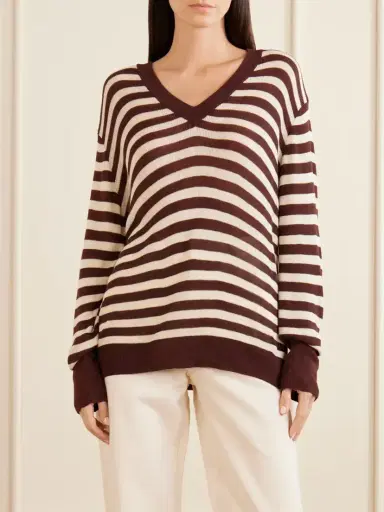 ALIX OF BOHEMIA Axel Clove Striped Knitted Sweater | Thumbnail 3 ALIX OF BOHEMIA Axel Clove Striped Knitted Sweater | Thumbnail 3