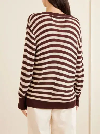 ALIX OF BOHEMIA Axel Clove Striped Knitted Sweater | Thumbnail 4 ALIX OF BOHEMIA Axel Clove Striped Knitted Sweater | Thumbnail 4