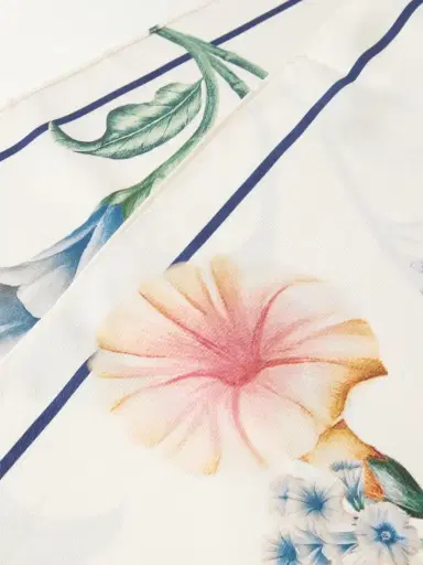 Agua by Agua Bendita Ceiba Brisa Floral-print Silk-twill Scarf | Thumbnail 4 Agua by Agua Bendita Ceiba Brisa Floral-print Silk-twill Scarf | Thumbnail 4