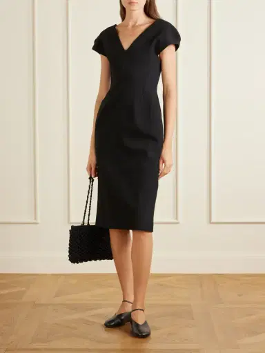 Jil Sander Wool Midi Dress | Thumbnail 2 Jil Sander Wool Midi Dress | Thumbnail 2