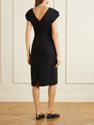 Jil Sander Wool Midi Dress | Thumbnail 3 Jil Sander Wool Midi Dress | Thumbnail 3