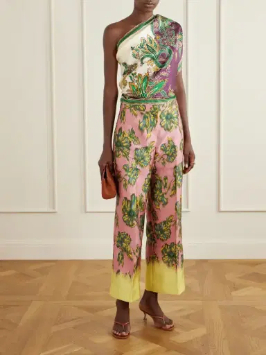 ALÉMAIS Ruthie Floral-print Silk-twill Scarf | Thumbnail 2 ALÉMAIS Ruthie Floral-print Silk-twill Scarf | Thumbnail 2