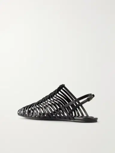 Dries Van Noten Leather Braided Ballet Flats | Thumbnail 3 Dries Van Noten Leather Braided Ballet Flats | Thumbnail 3
