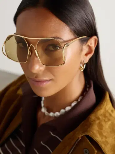 Miu Miu Eyewear Square-frame Gold-tone Sunglasses | Thumbnail 2 Miu Miu Eyewear Square-frame Gold-tone Sunglasses | Thumbnail 2