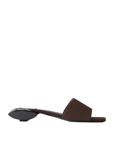 Alaïa Ellipse 30 Suede Slides | Thumbnail 1 Alaïa Ellipse 30 Suede Slides | Thumbnail 1