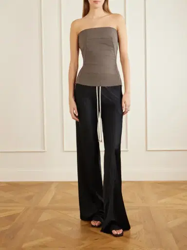 Rick Owens Strapless Wool-blend Bustier Top | Thumbnail 2 Rick Owens Strapless Wool-blend Bustier Top | Thumbnail 2