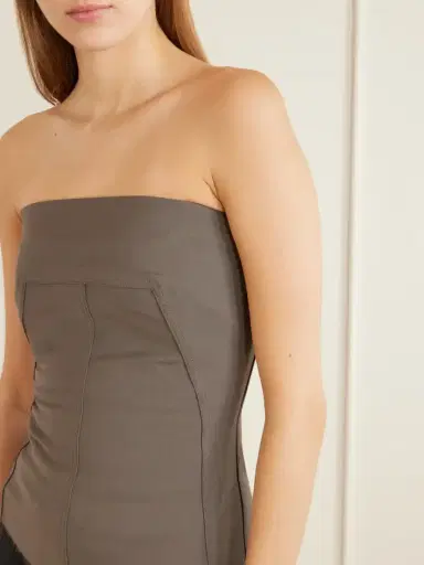 Rick Owens Strapless Wool-blend Bustier Top | Thumbnail 4 Rick Owens Strapless Wool-blend Bustier Top | Thumbnail 4