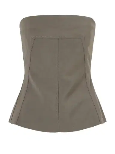 Rick Owens Strapless Wool-blend Bustier Top | Thumbnail 1 Rick Owens Strapless Wool-blend Bustier Top | Thumbnail 1