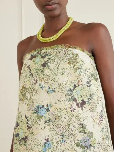 ALÉMAIS Whitney Strapless Floral-jacquard Bustier Top | Thumbnail 4 ALÉMAIS Whitney Strapless Floral-jacquard Bustier Top | Thumbnail 4