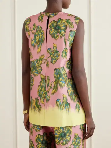 ALÉMAIS Faye Floral-print Twill Top | Thumbnail 3 ALÉMAIS Faye Floral-print Twill Top | Thumbnail 3