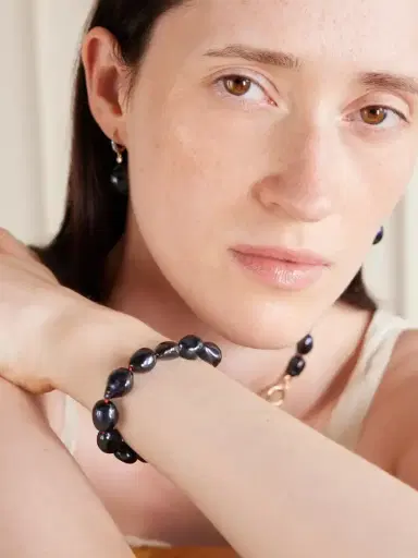 Lucy Delius 14-karat Gold, Diamonds And Pearl Bracelet | Thumbnail 2 Lucy Delius 14-karat Gold, Diamonds And Pearl Bracelet | Thumbnail 2