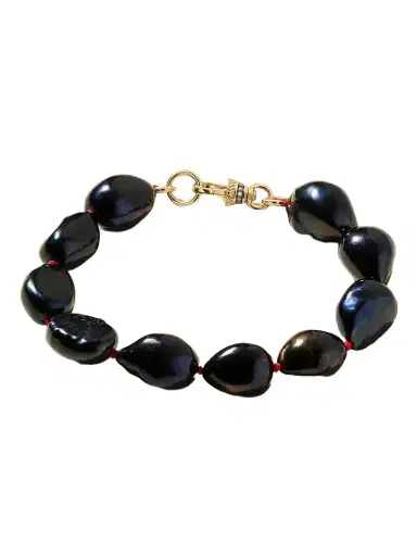 Lucy Delius 14-karat Gold, Diamonds And Pearl Bracelet | Thumbnail 1 Lucy Delius 14-karat Gold, Diamonds And Pearl Bracelet | Thumbnail 1
