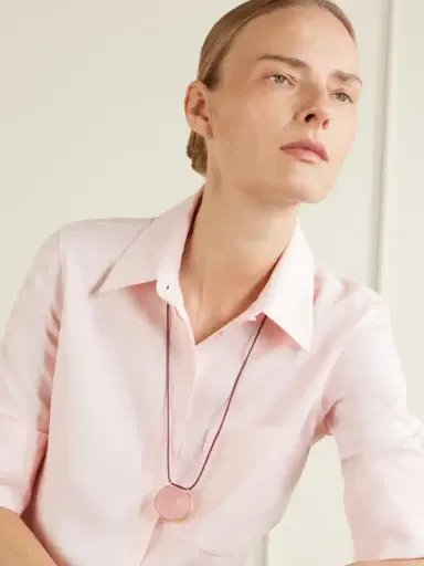 Marisa Klass 18-karat Gold, Quartz, Diamond And Leather Necklace | Thumbnail 2 Marisa Klass 18-karat Gold, Quartz, Diamond And Leather Necklace | Thumbnail 2