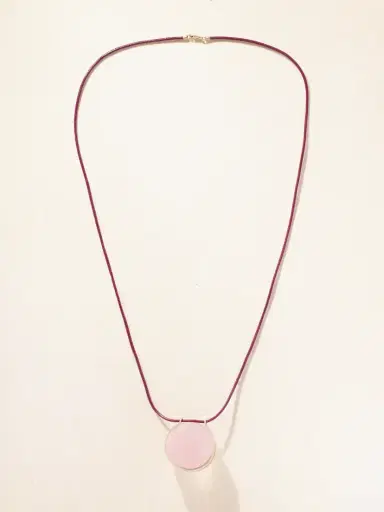 Marisa Klass 18-karat Gold, Quartz, Diamond And Leather Necklace | Thumbnail 4 Marisa Klass 18-karat Gold, Quartz, Diamond And Leather Necklace | Thumbnail 4