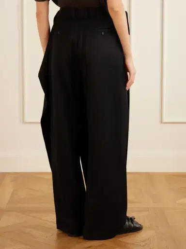 JW Anderson Ruffled Belted Wool Wide-leg Pants | Thumbnail 3 JW Anderson Ruffled Belted Wool Wide-leg Pants | Thumbnail 3