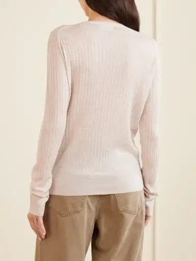 Wales Bonner Nile Henley Wool Sweatshirt | Thumbnail 3 Wales Bonner Nile Henley Wool Sweatshirt | Thumbnail 3