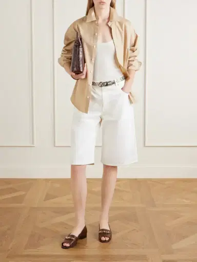 Tory Burch Chain-detail Croc-effect Leather Loafers | Thumbnail 4 Tory Burch Chain-detail Croc-effect Leather Loafers | Thumbnail 4