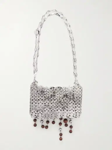 Rabanne 1969 Nano Fringed Beaded Chainmail Shoulder Bag | Thumbnail 4 Rabanne 1969 Nano Fringed Beaded Chainmail Shoulder Bag | Thumbnail 4