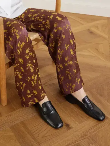 Dries Van Noten Leather Penny Loafers | Thumbnail 2 Dries Van Noten Leather Penny Loafers | Thumbnail 2
