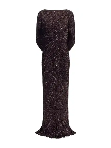 Jenny Packham Sakari Cape-effect Embellished Tulle Gown | Thumbnail 1 Jenny Packham Sakari Cape-effect Embellished Tulle Gown | Thumbnail 1