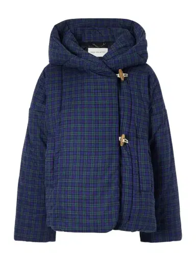 Dries Van Noten Hooded Checked Padded Cotton-flannel Jacket | Thumbnail 1 Dries Van Noten Hooded Checked Padded Cotton-flannel Jacket | Thumbnail 1