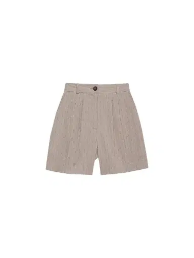 Anine Bing Women's Brice Tailored Pinstripe Shorts - Size 12 | Thumbnail 1 Anine Bing Women's Brice Tailored Pinstripe Shorts - Size 12 | Thumbnail 1