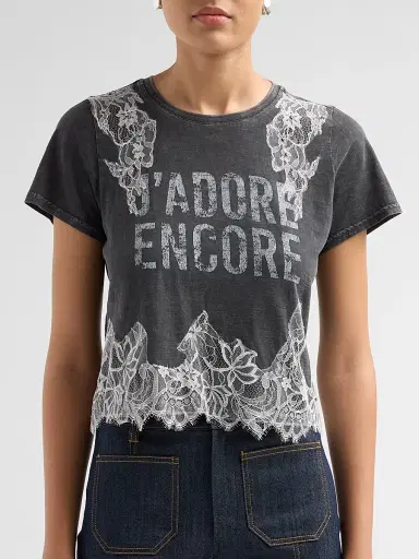 Cinq à Sept Women's Jadore Encore T-Shirt - Washed Black | Thumbnail 5 Cinq à Sept Women's Jadore Encore T-Shirt - Washed Black | Thumbnail 5