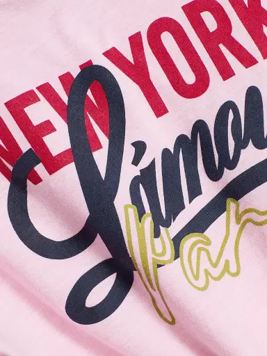 Cinq à Sept Women's New York L'Amour Paris Shrunken Ringer T-Shirt - Cotton Candy Midnight | Thumbnail 7 Cinq à Sept Women's New York L'Amour Paris Shrunken Ringer T-Shirt - Cotton Candy Midnight | Thumbnail 7