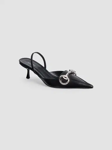 Gucci Women's Boulevard 55MM Leather Slingback Pumps - Black - Size 5.5 | Thumbnail 2 Gucci Women's Boulevard 55MM Leather Slingback Pumps - Black - Size 5.5 | Thumbnail 2