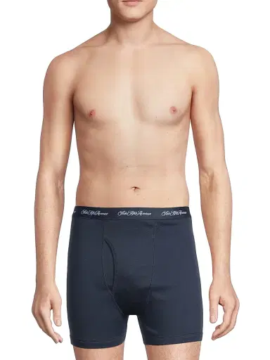 Saks Fifth Avenue Men's Boxer Brief 3-Pack - Navy Blazer - Size Small | Thumbnail 3 Saks Fifth Avenue Men's Boxer Brief 3-Pack - Navy Blazer - Size Small | Thumbnail 3