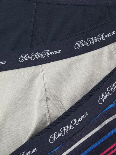 Saks Fifth Avenue Men's Boxer Brief 3-Pack - Navy Blazer - Size Small | Thumbnail 6 Saks Fifth Avenue Men's Boxer Brief 3-Pack - Navy Blazer - Size Small | Thumbnail 6