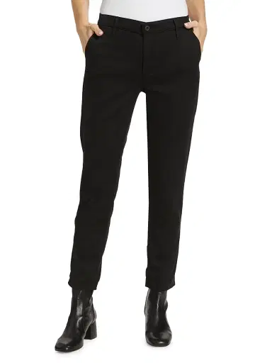 AG Jeans Women's Caden Straight-Leg Trousers - Super Black | Thumbnail 3 AG Jeans Women's Caden Straight-Leg Trousers - Super Black | Thumbnail 3