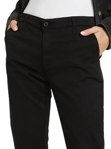 AG Jeans Women's Caden Straight-Leg Trousers - Super Black | Thumbnail 6 AG Jeans Women's Caden Straight-Leg Trousers - Super Black | Thumbnail 6