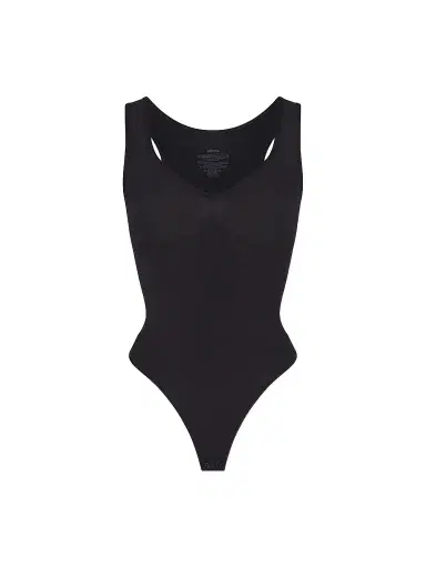 Skims Women's Seamless Sculpt Scoopneck Thong Bodysuit | Thumbnail 1 Skims Women's Seamless Sculpt Scoopneck Thong Bodysuit | Thumbnail 1