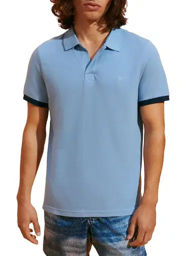 Vilebrequin Men's Palan Cotton Polo - Divin | Thumbnail 2 Vilebrequin Men's Palan Cotton Polo - Divin | Thumbnail 2