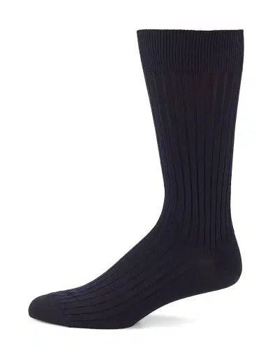Marcoliani Solid Merino Wool Socks - Navy | Thumbnail 1 Marcoliani Solid Merino Wool Socks - Navy | Thumbnail 1